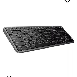 BK20 Bluetooth Keyboard, Wireless with Numeric Keypad, Multi-Device Rechargeable